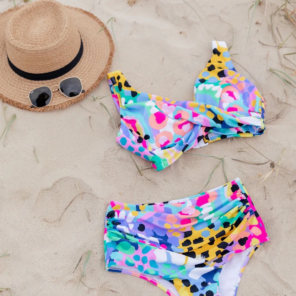 Colorful Abstract Bikini Set